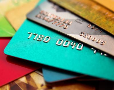stack of credit cards