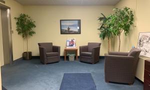 Lobby area of The Village in Minot