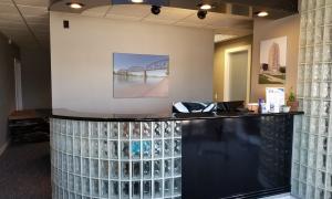 Front desk of Bismarck office