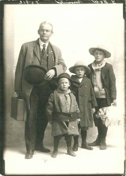 Frank "Daddy" Hall with children