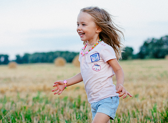 Happy young girl