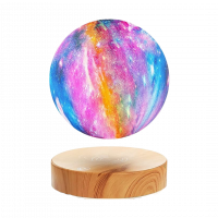 levitating color-changing moon lamp